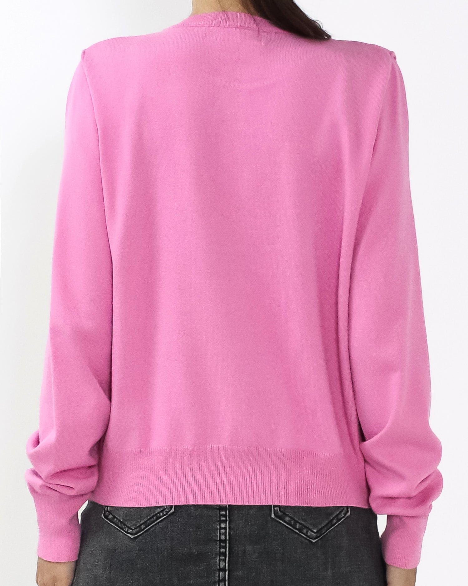 pink layer knitted cardigan *pre-order*