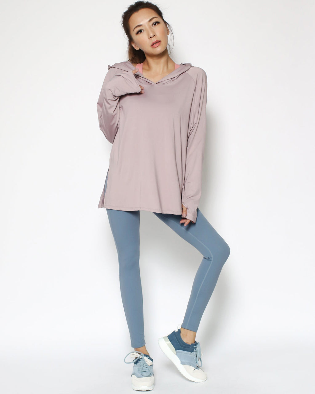 lilac hoodie sports top *pre-order*