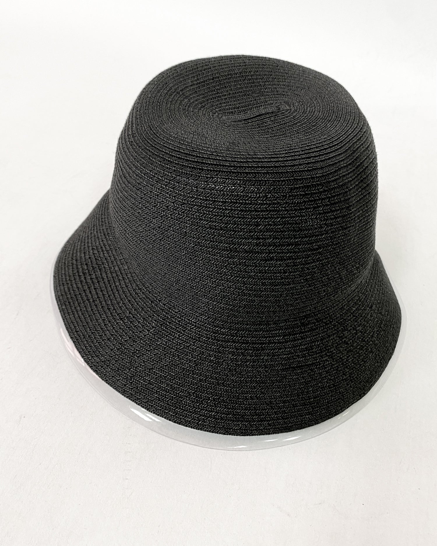 black straw bucket hat *pre-order*