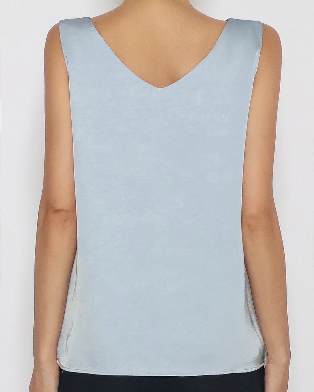 light blue slinky texture vest *pre-order*