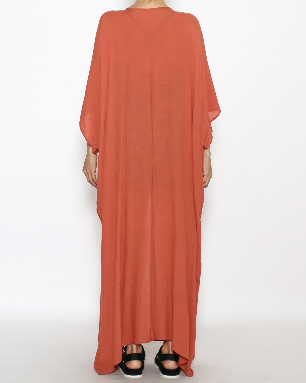 orange crochet hem cover-up kimono *pre-order*