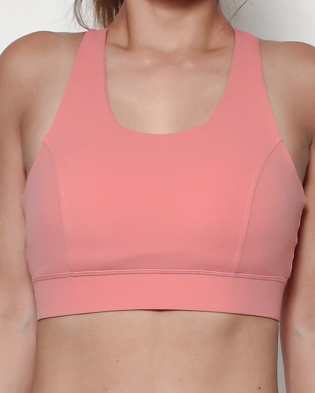 pink strappy buckle sports bra *pre-order*