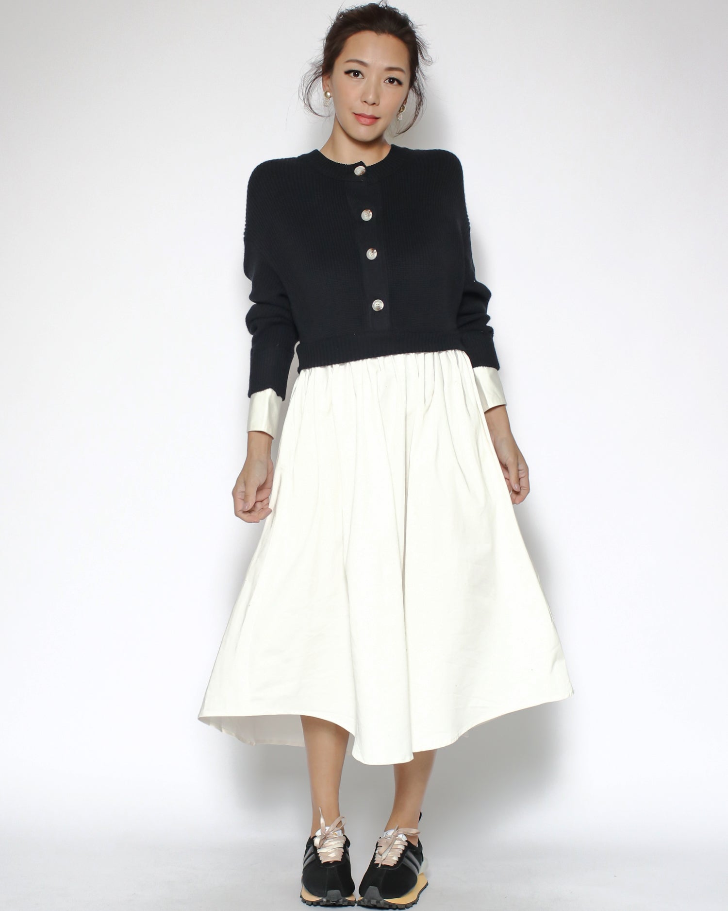 black wood flaform sneakers *pre-order*