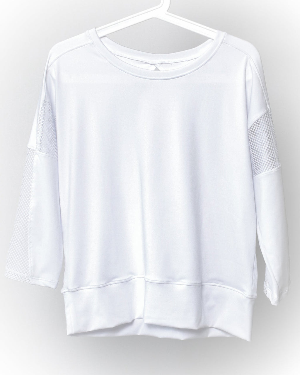 white nets open back sporty top *pre-order*