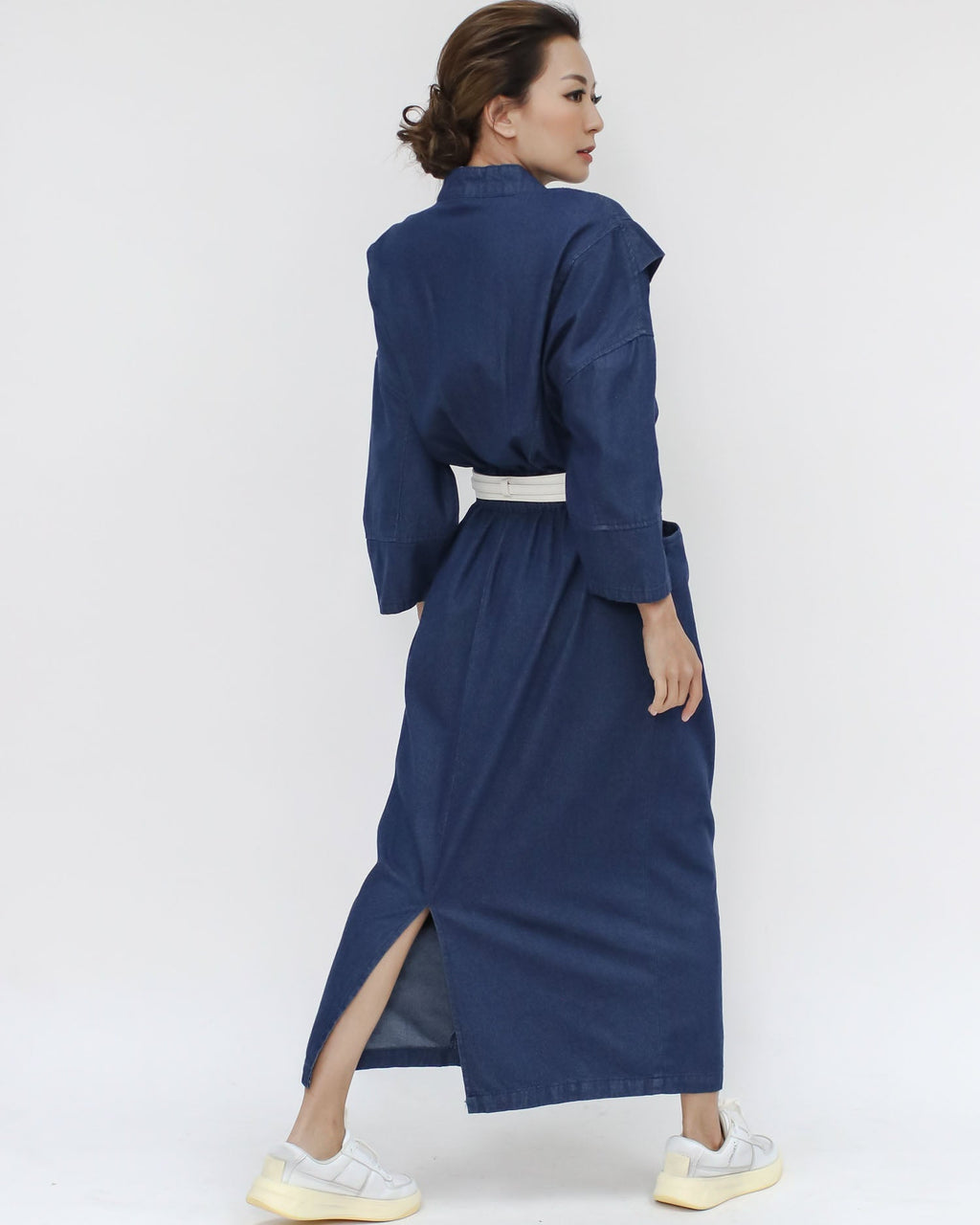 ivory buckle front PU leather belt *pre-order*