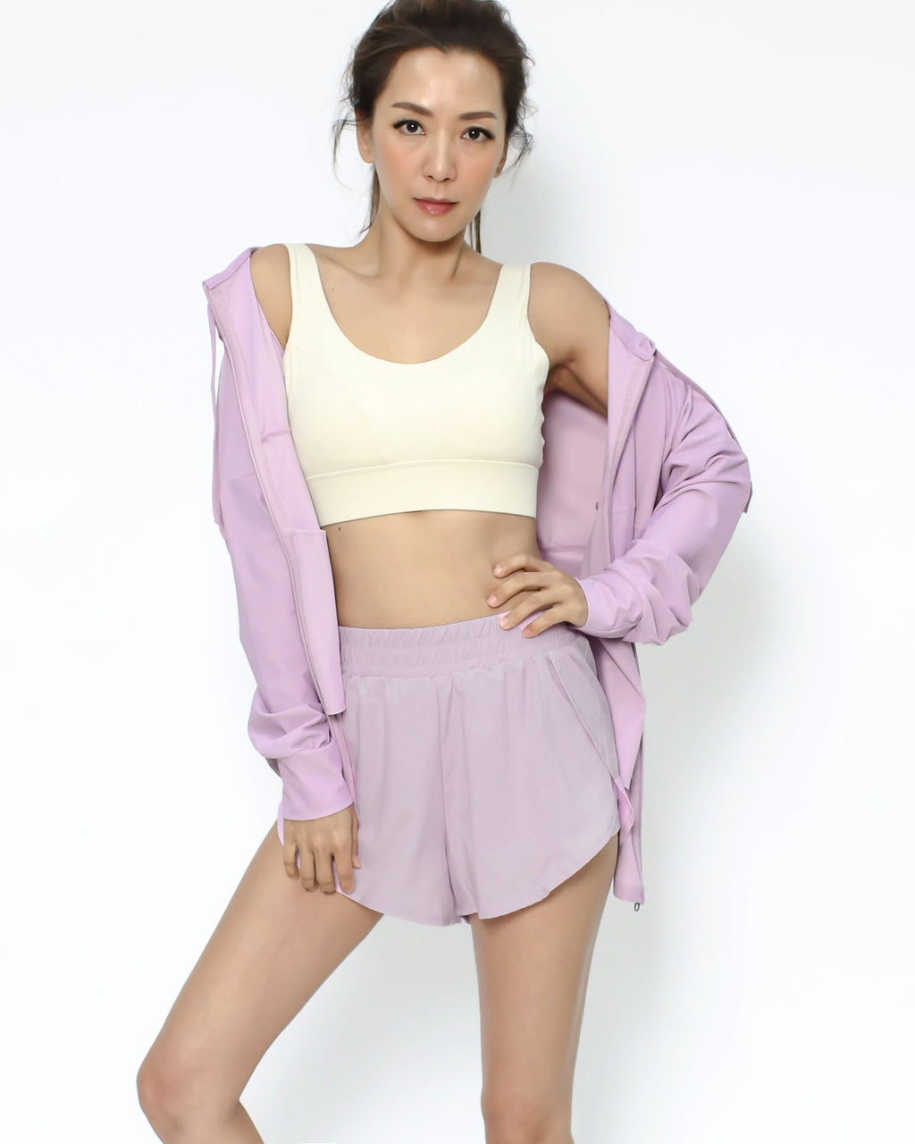 lilac sports shorts *pre-order*