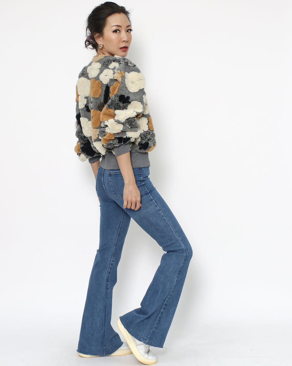 grey flower patterned *pre-order*