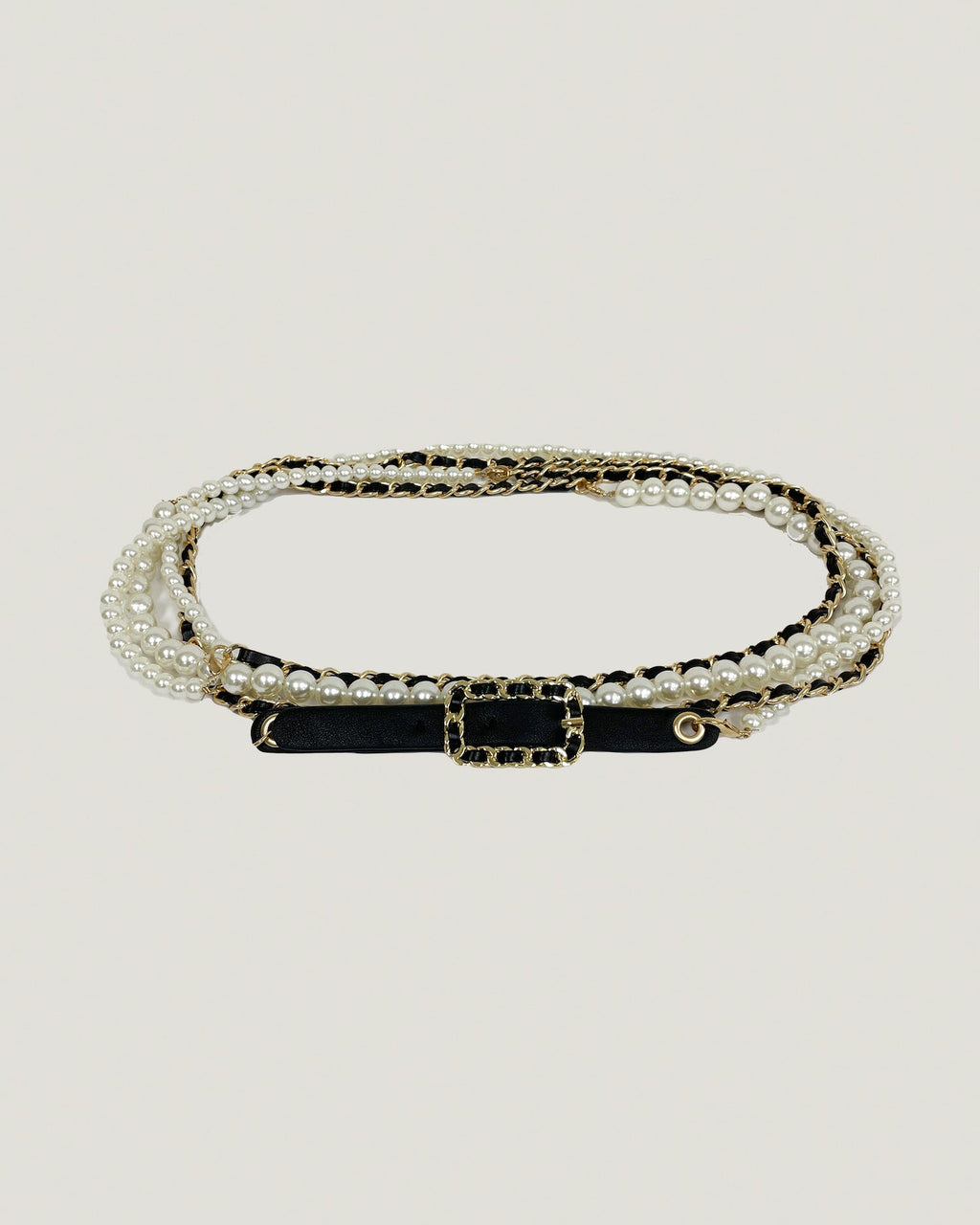 gold chain & pearls wrap belt *pre-order*