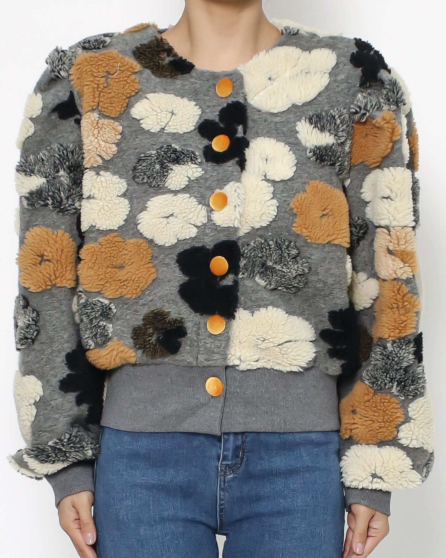 grey flower patterned *pre-order*