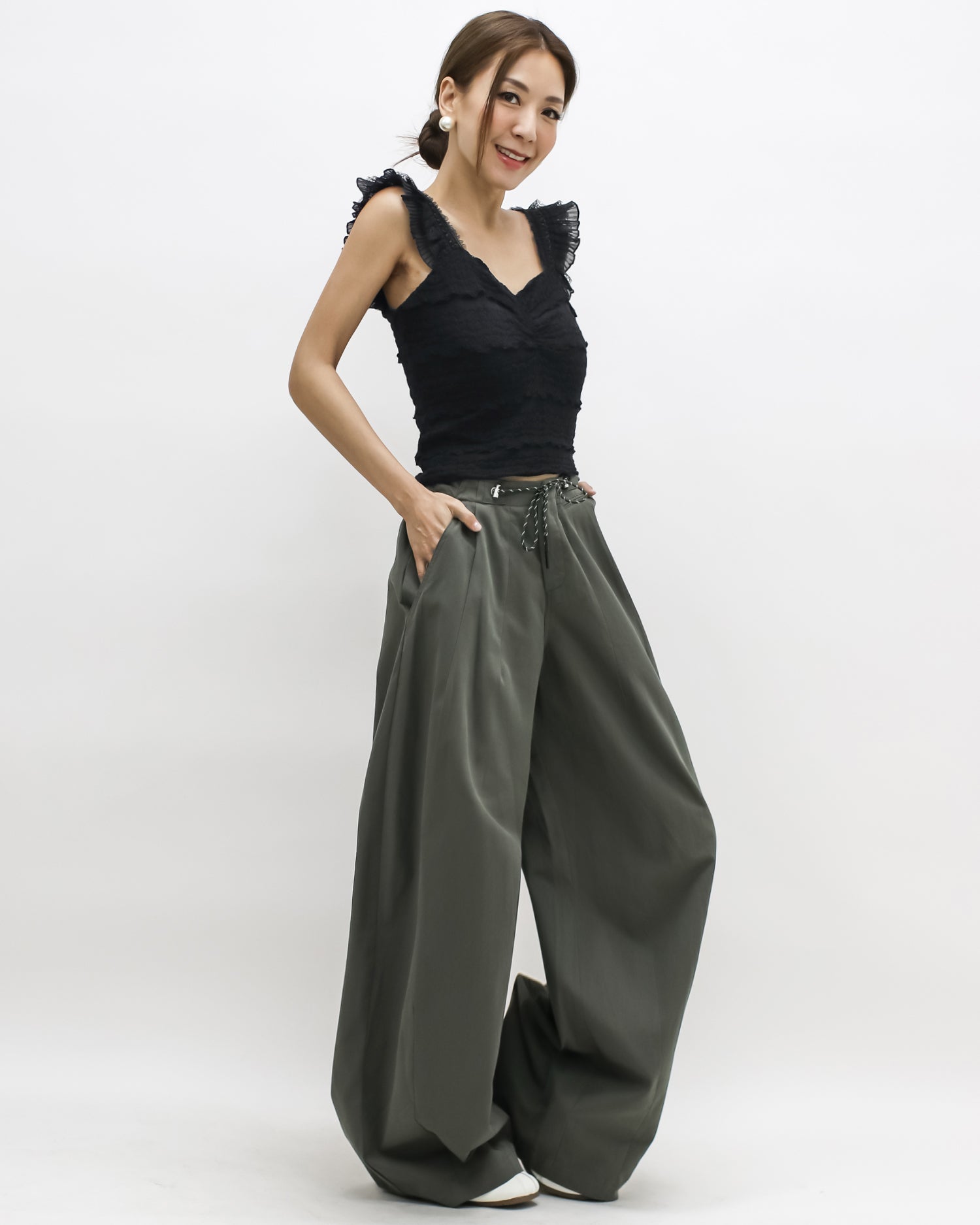 black lace vest *pre-order*