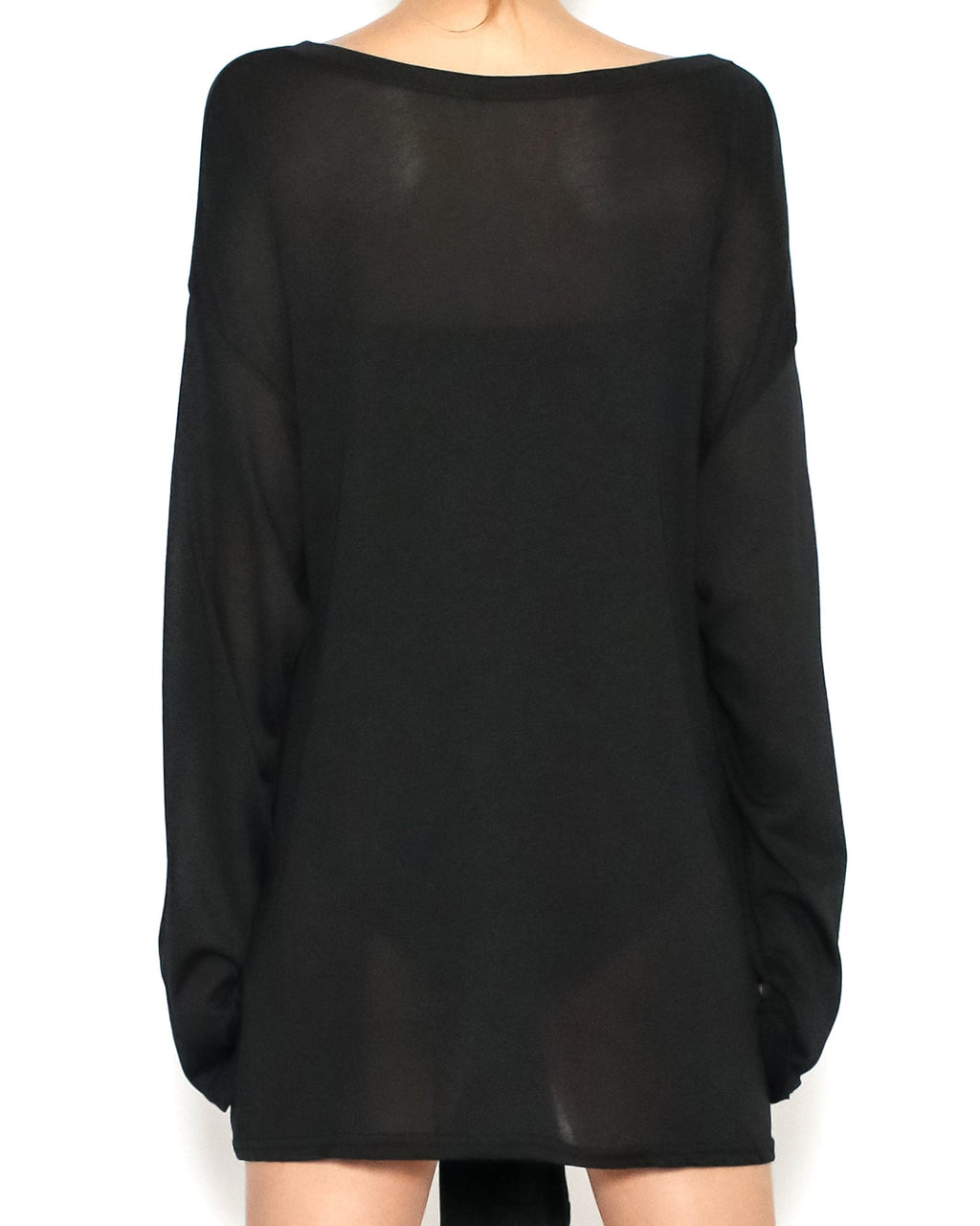 black knotted front cover up top