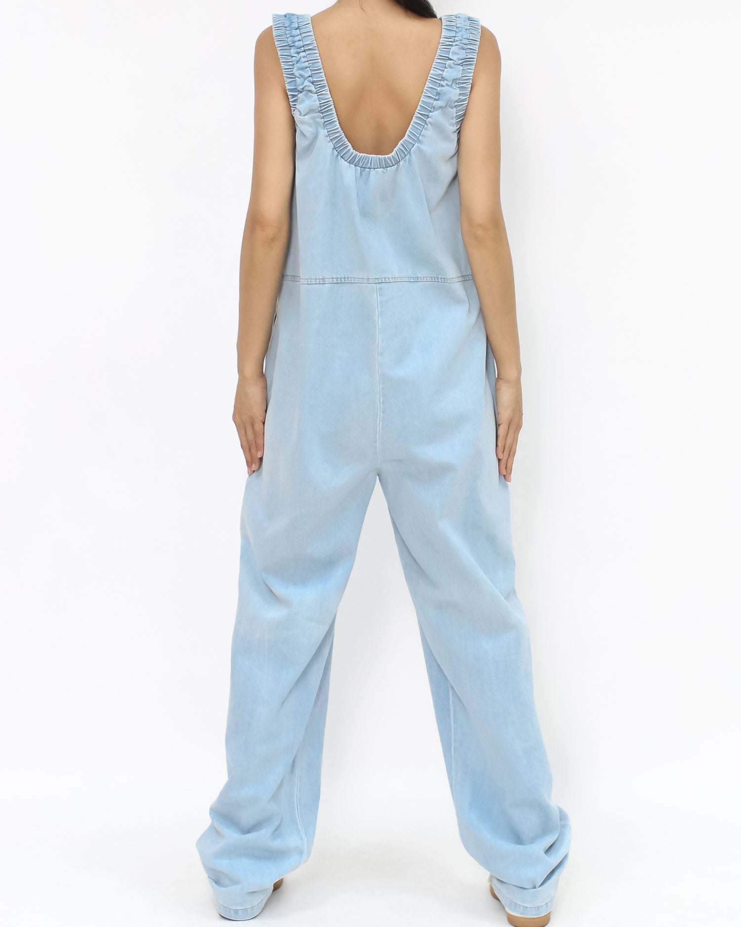 blue denim jumpsuit *pre-order*