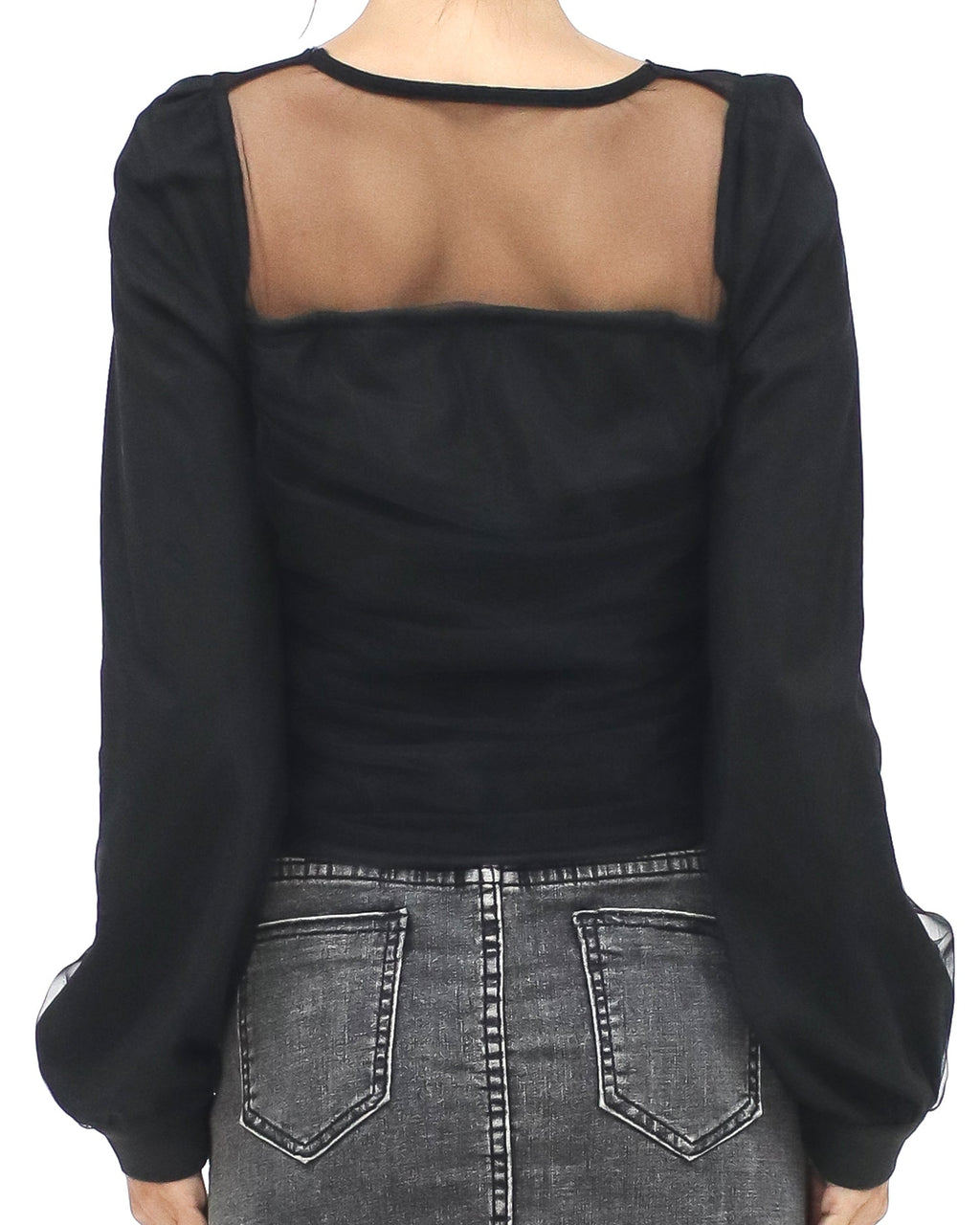 black mesh layer top *pre-order*