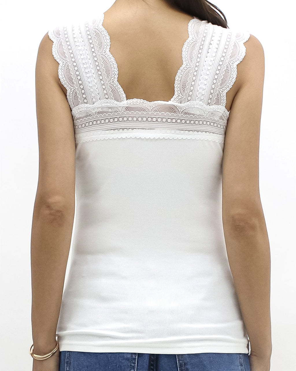ivory lace ottoman vest