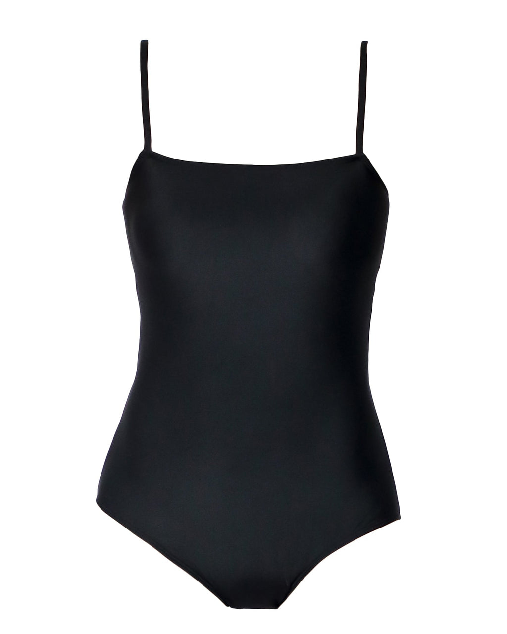 black strappy back one piece swimsuit *pre-order*