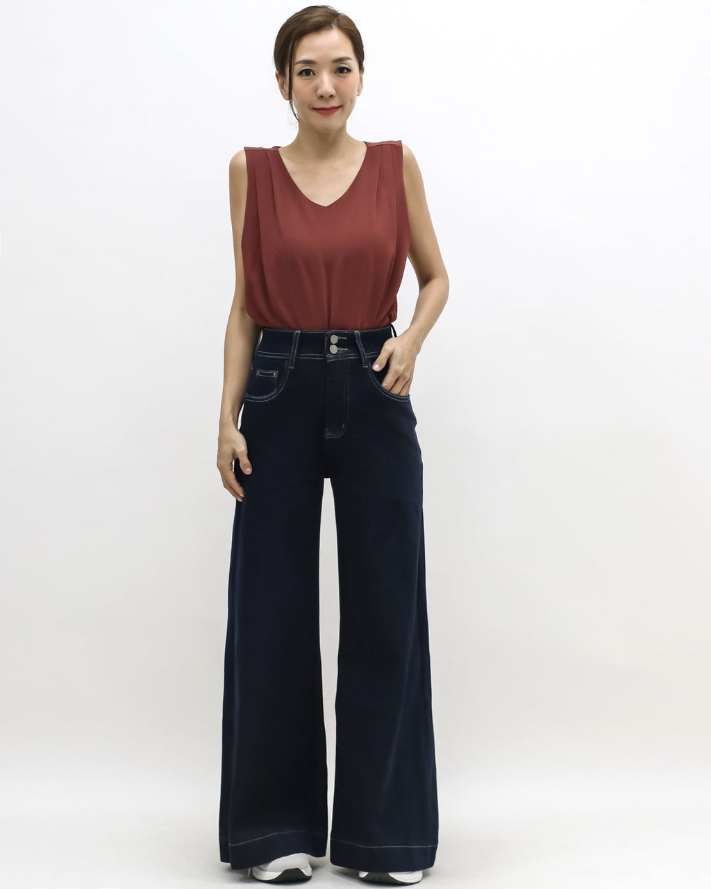 indigo denim flare jeans *pre-order*