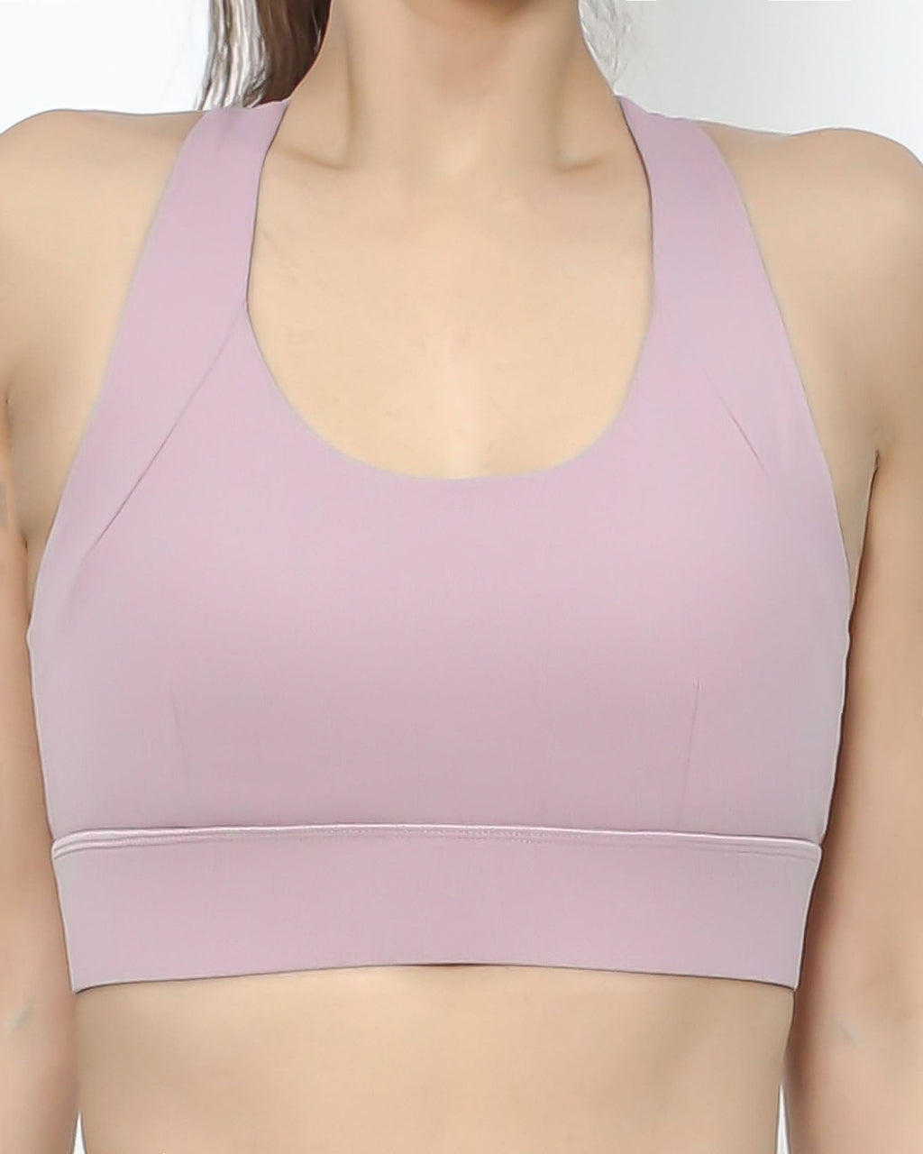 lilac cutout back buckle sports bra *pre-order*
