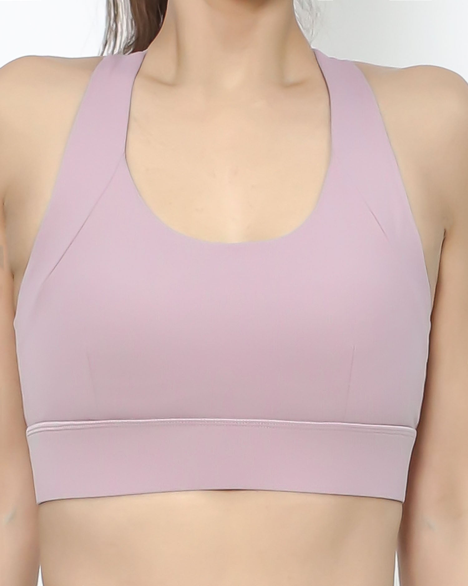 lilac cutout back buckle sports bra *pre-order*
