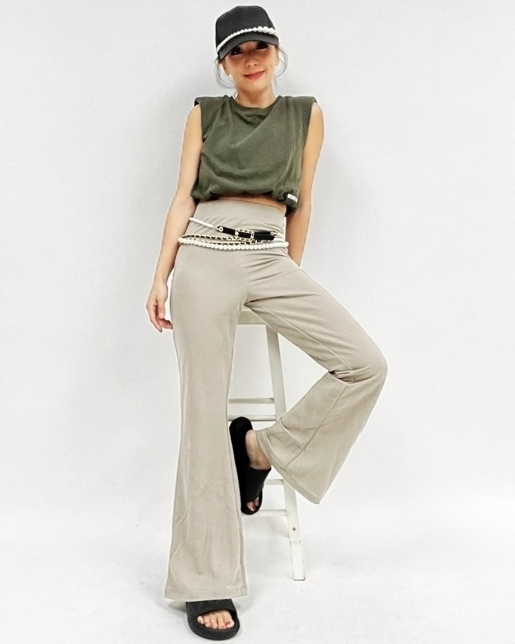 gold chain & pearls wrap belt *pre-order*