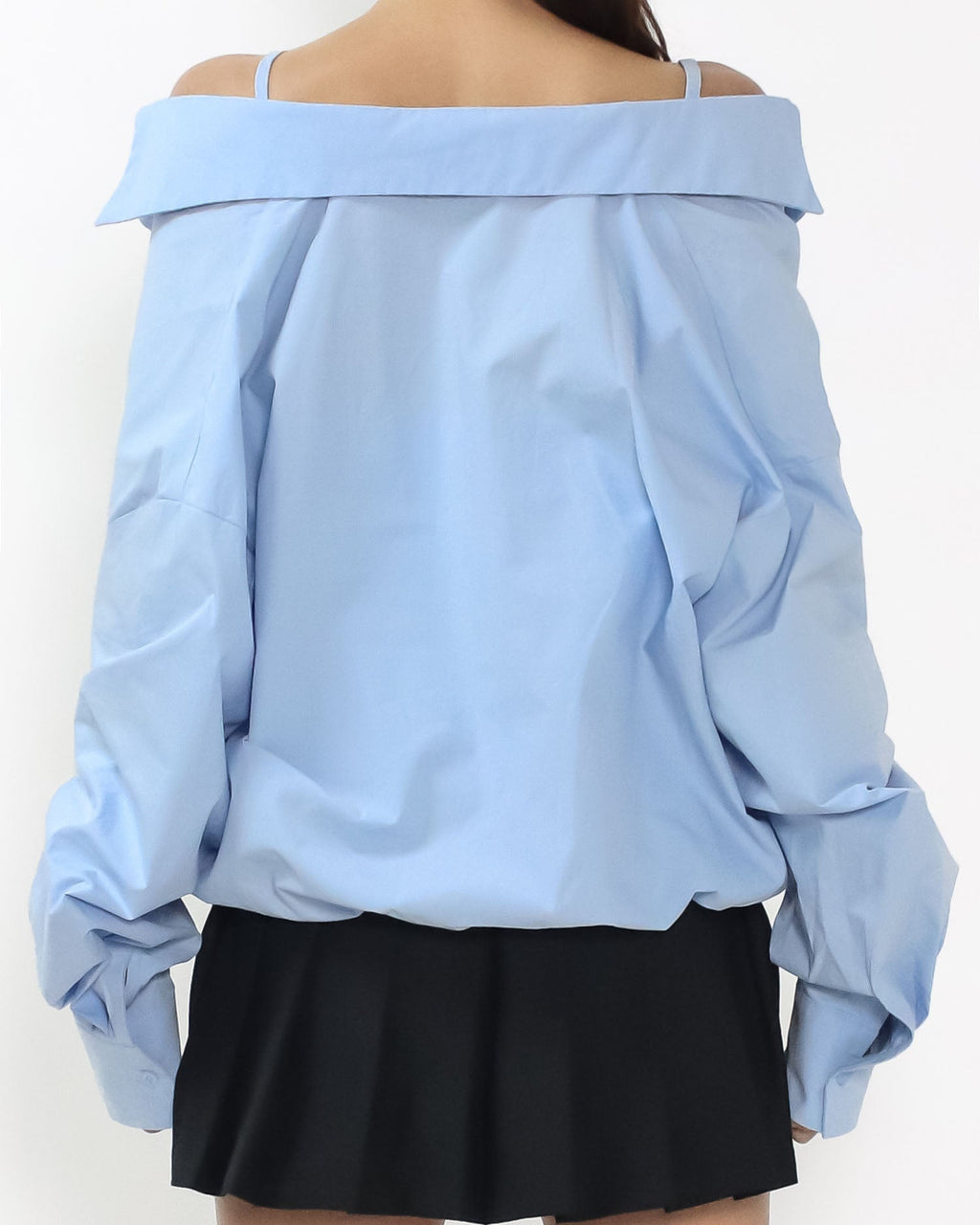 blue & lace slip shirt *pre-order*