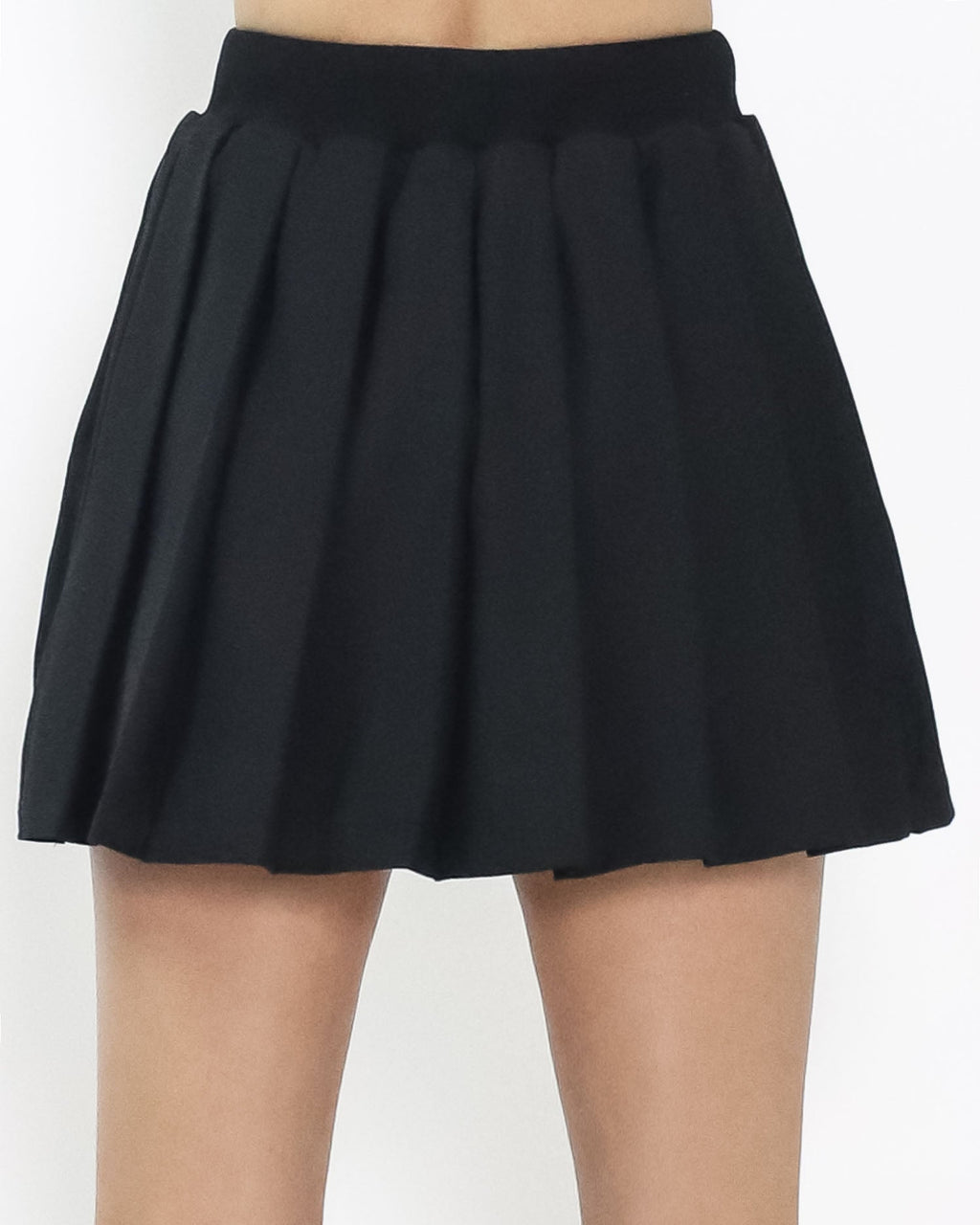 black pleats skorts *pre-order*