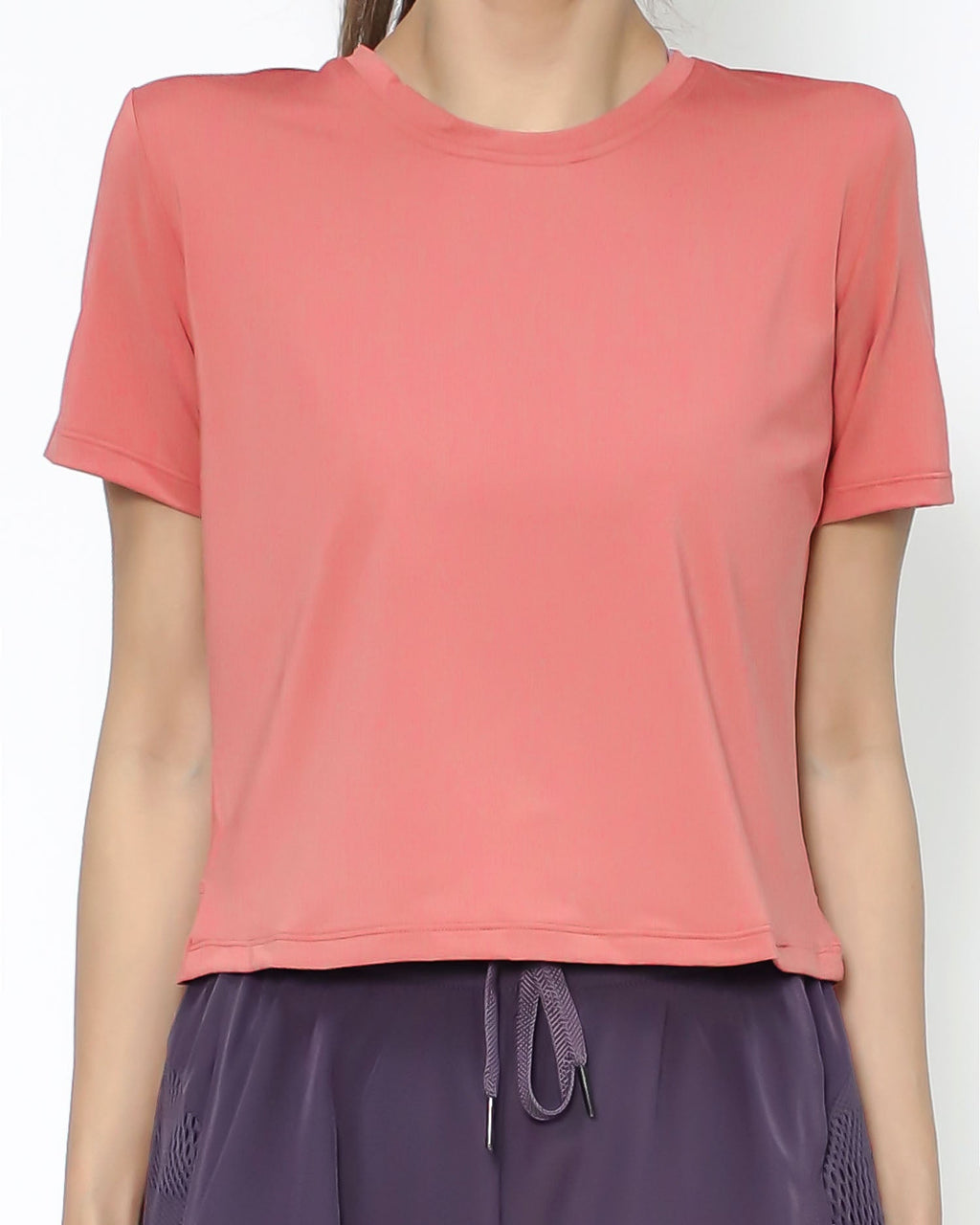 orange cutout back sports top *pre-order*