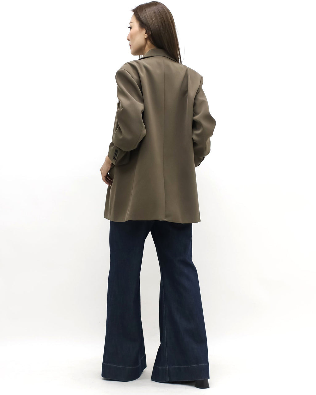 brown double button blazer *pre-order*