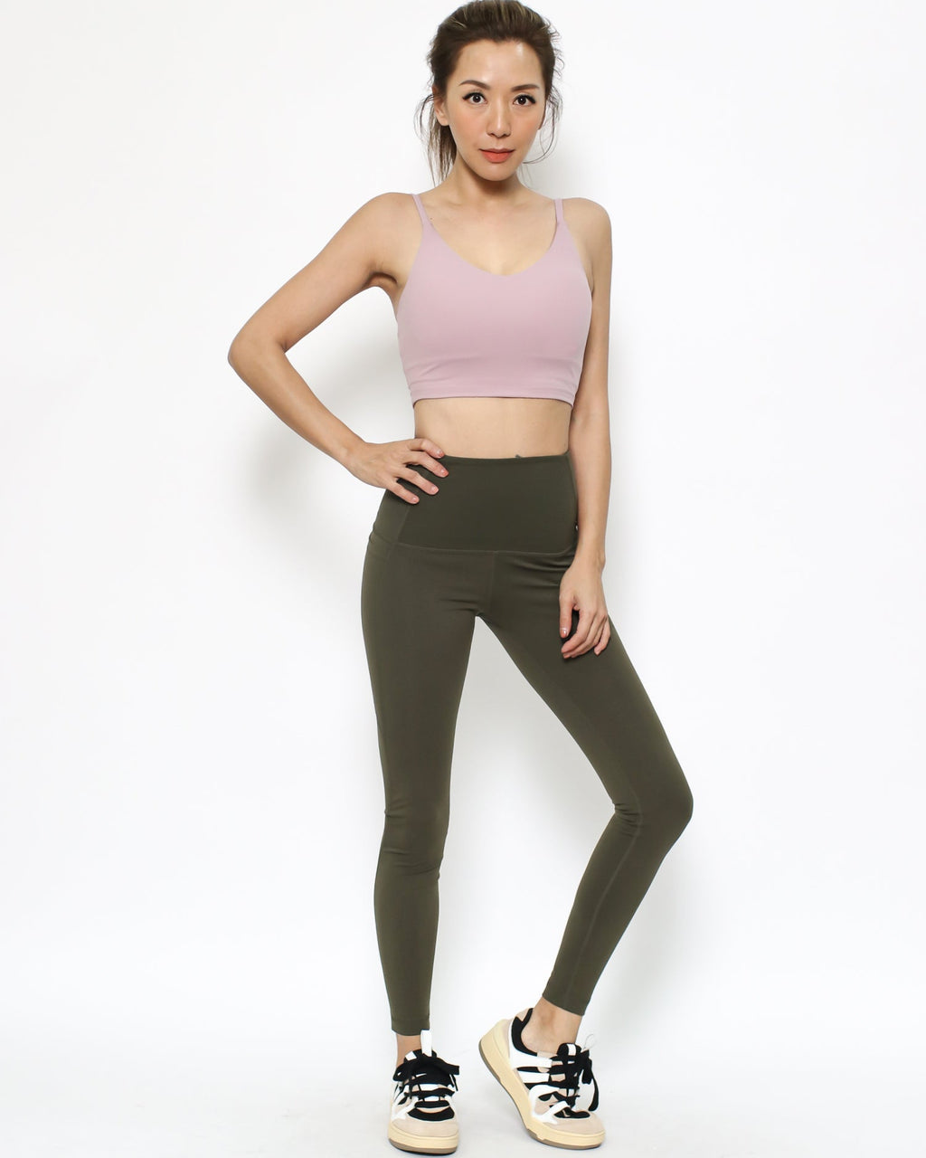 pink strappy sports bra *pre-order*