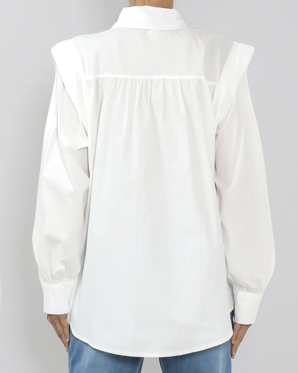 ivory pearls collar shirt *pre-order*