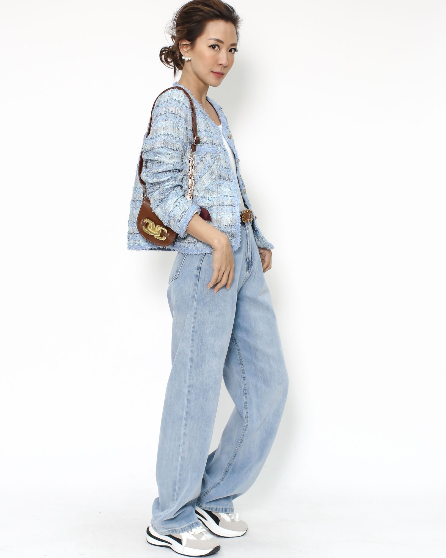 blue tweed jacket *pre-order*