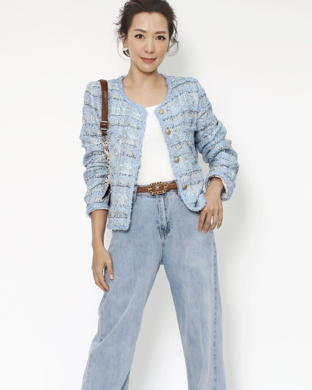 blue tweed jacket *pre-order*