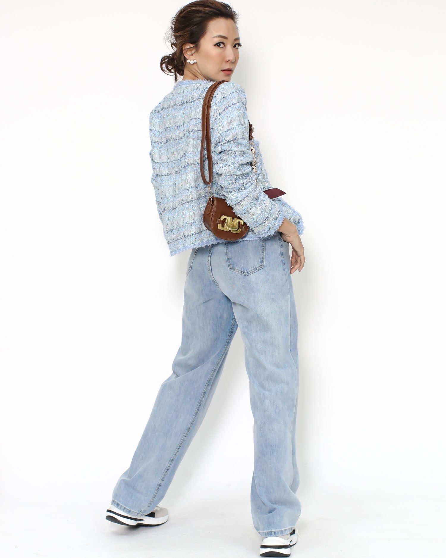 blue tweed jacket *pre-order*