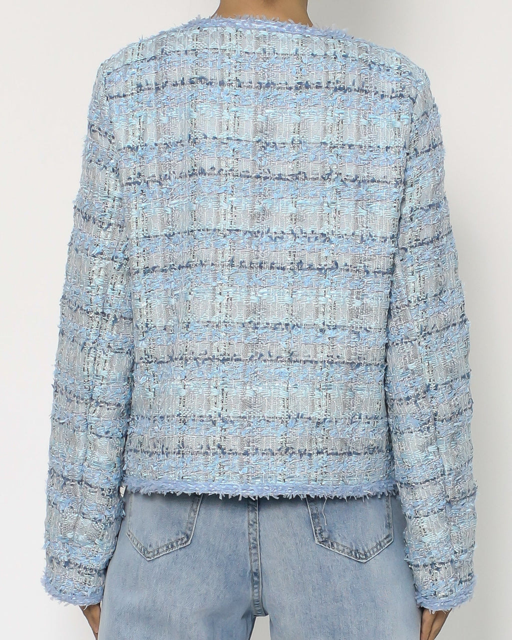 blue tweed jacket *pre-order*