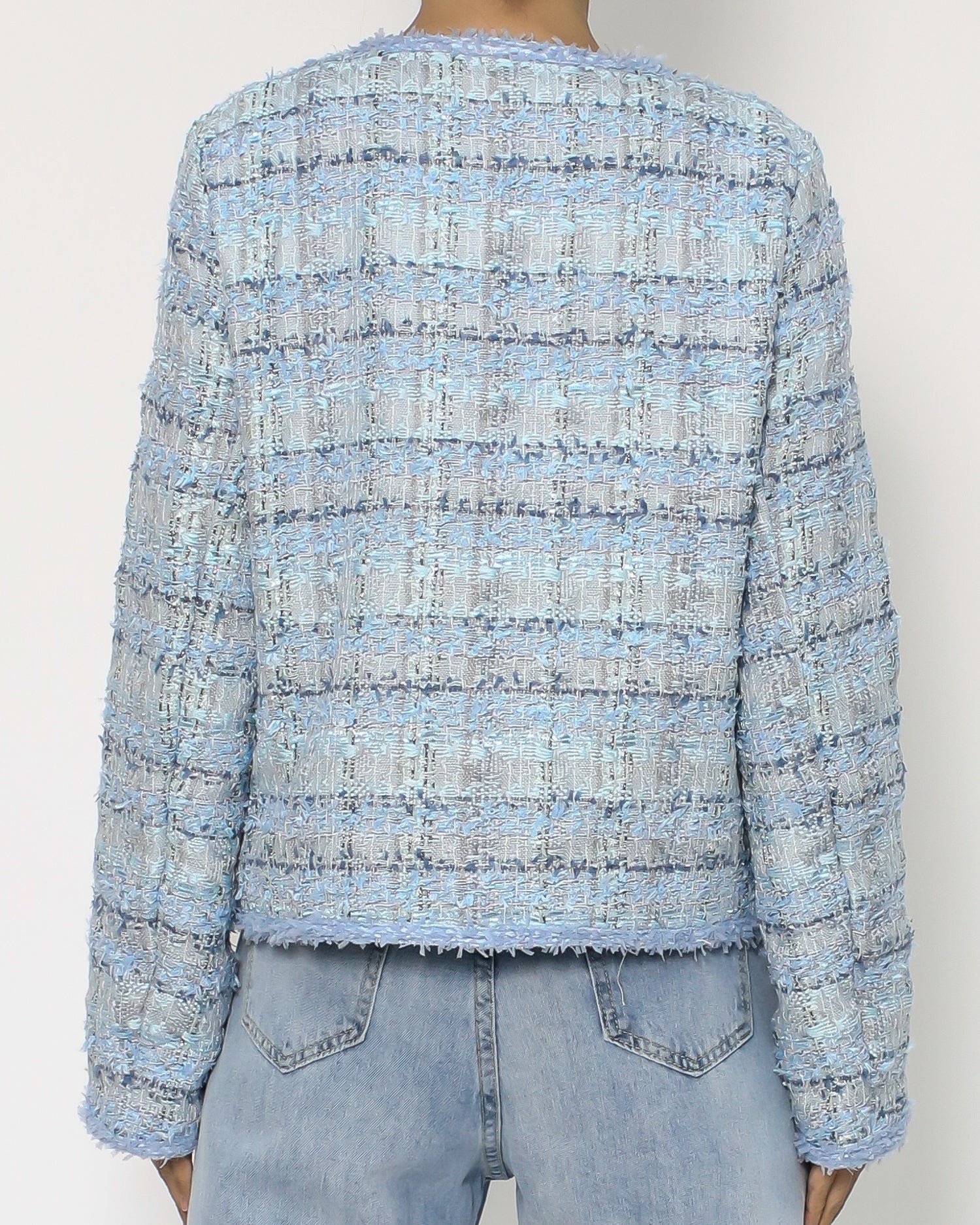 blue tweed jacket *pre-order*