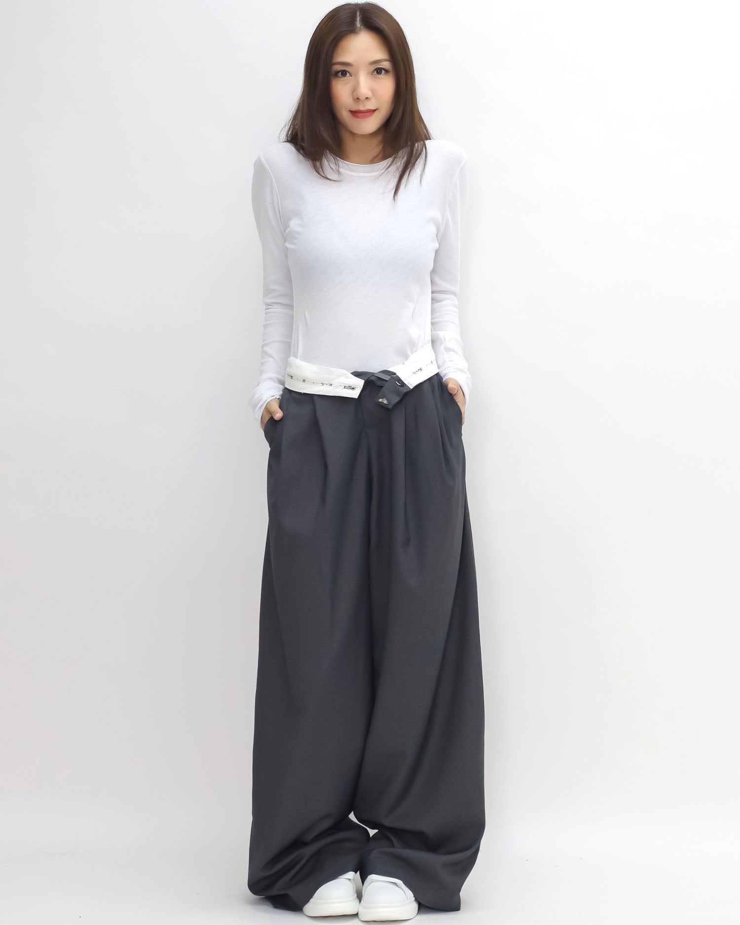 ivory soft basic longline top *pre-order*