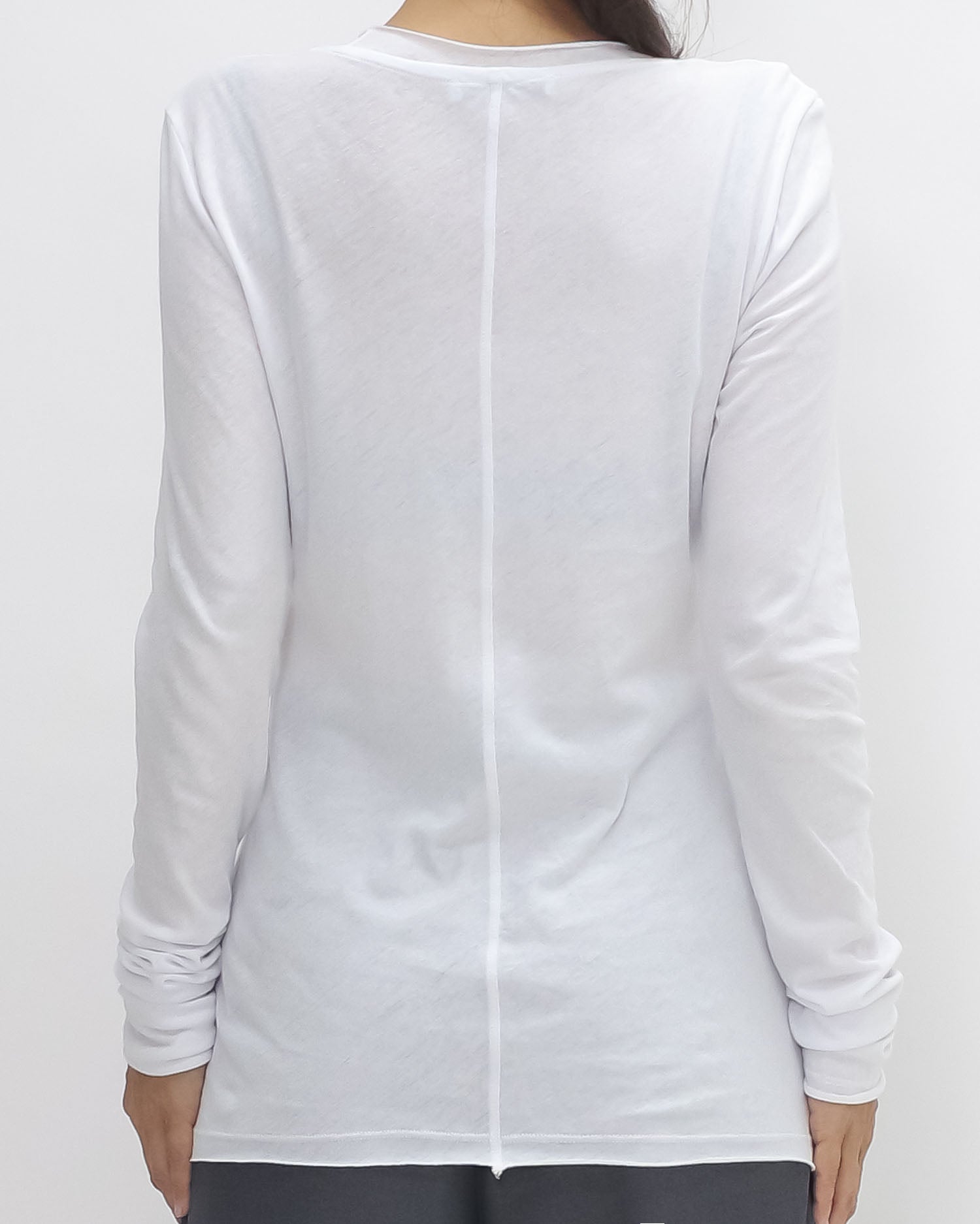 ivory soft basic longline top *pre-order*