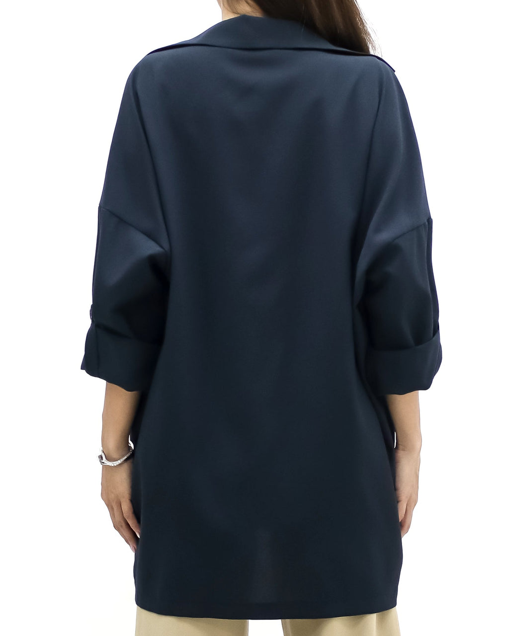 navy texture autumn jacket *pre-order*