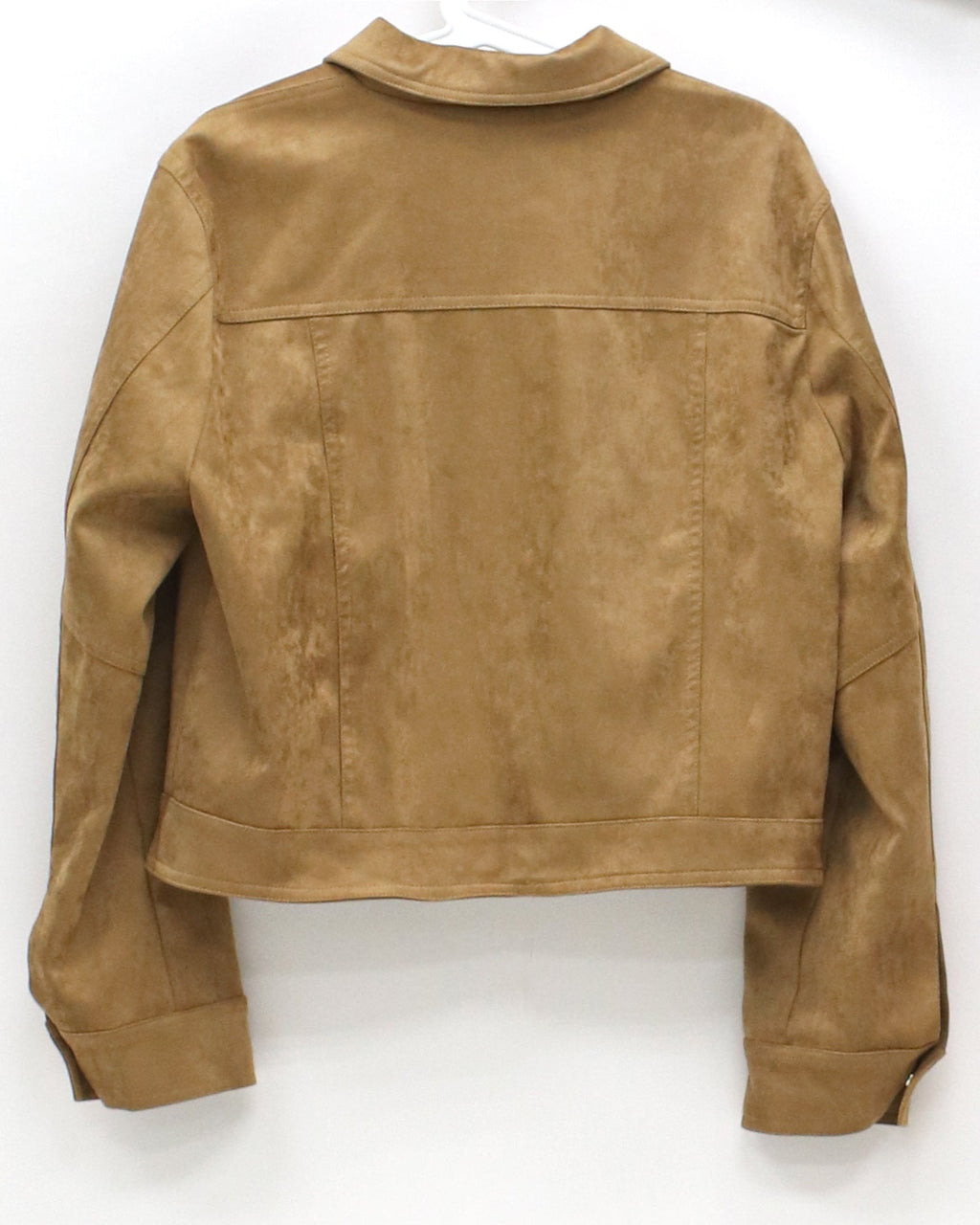 beige PU suede jacket *pre-order*