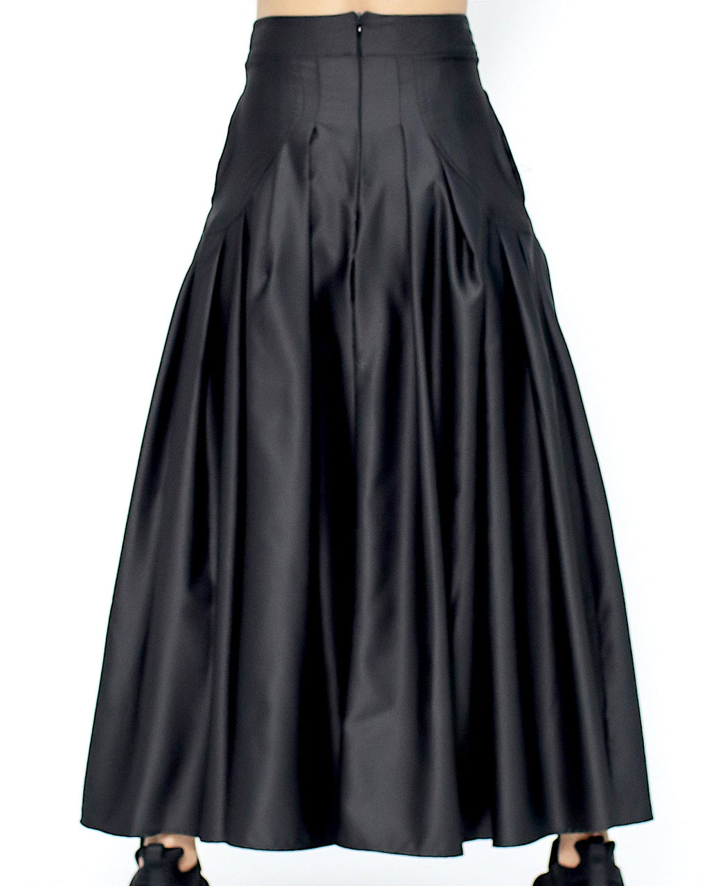 black tech flare skirt *pre-order*