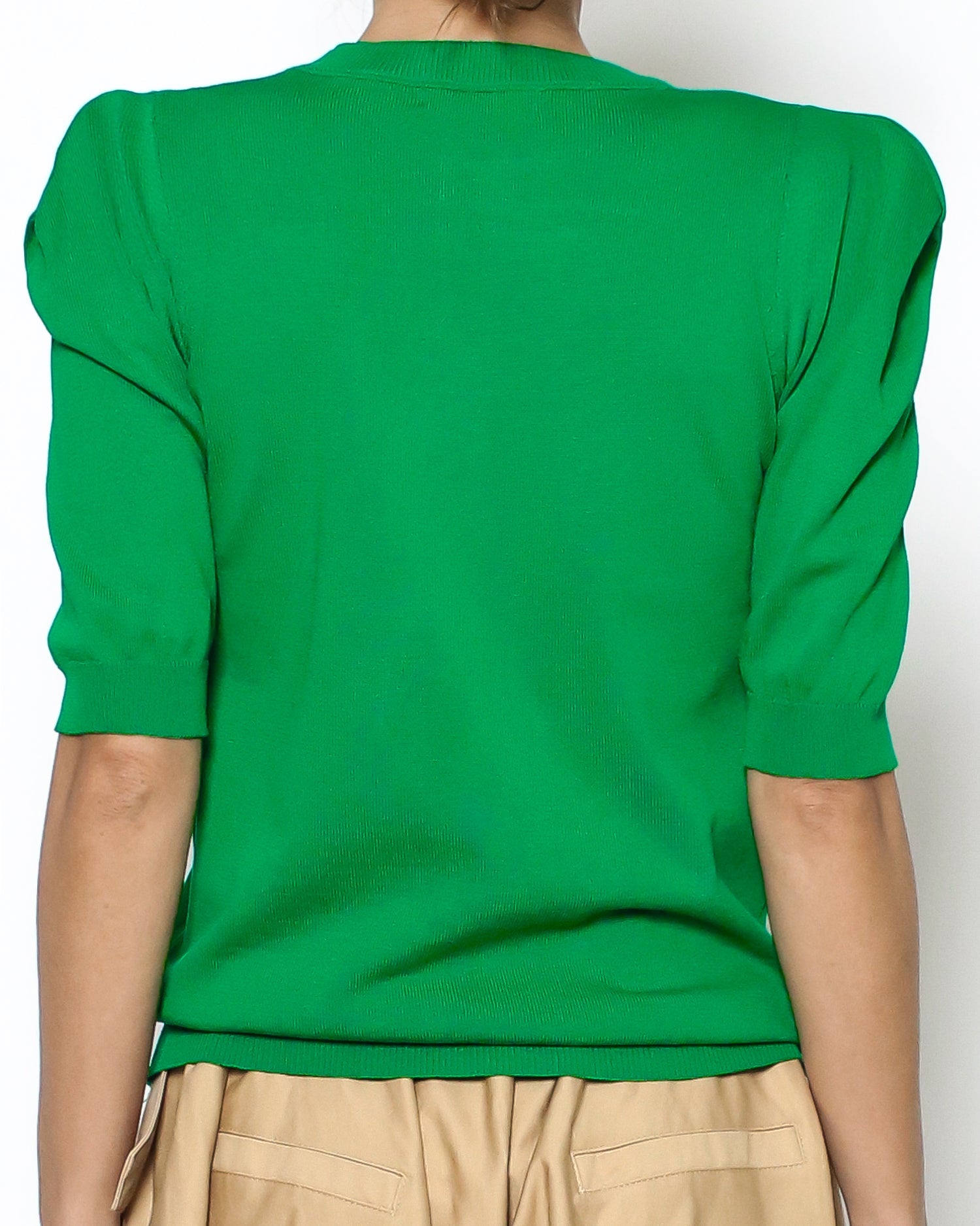 green knitted top *pre-order*