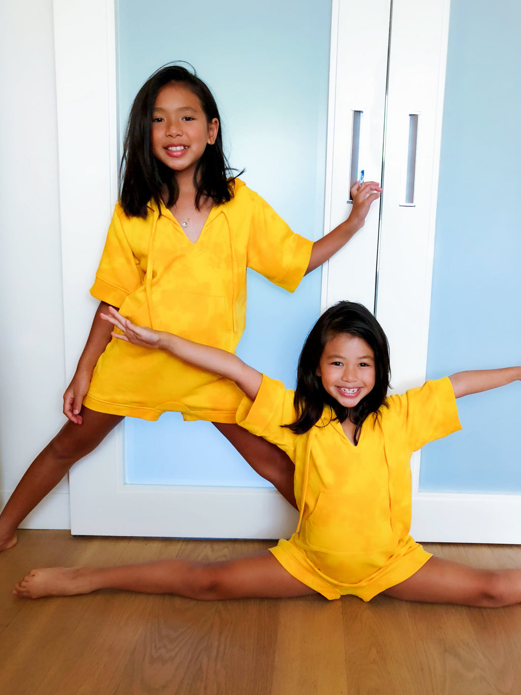 STYLEGAL mango tie-die sweat hoodie jumpsuit KIDS & MUMS