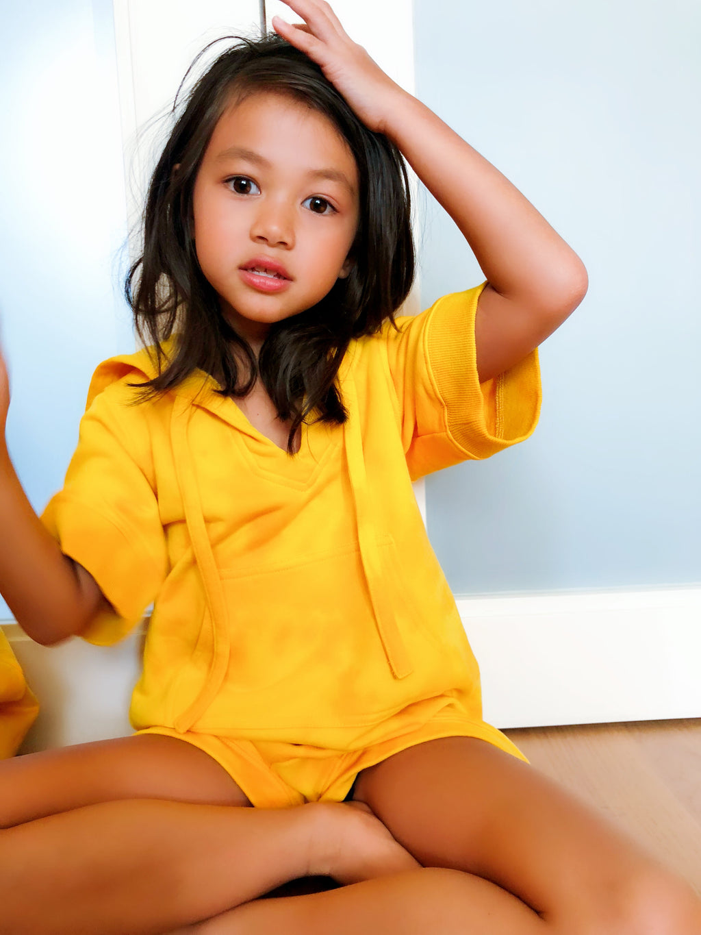 STYLEGAL mango tie-die sweat hoodie jumpsuit KIDS & MUMS