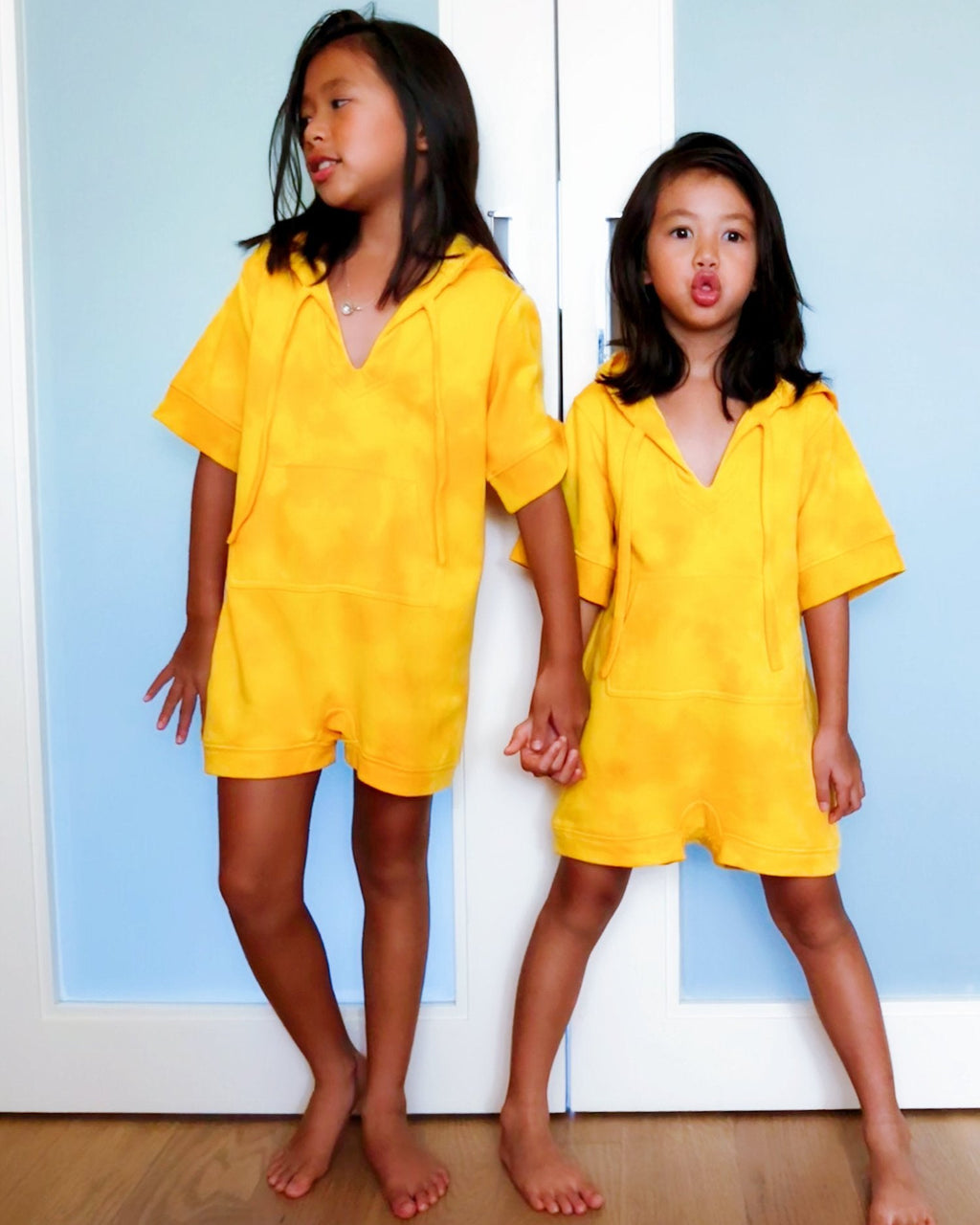 STYLEGAL mango tie-die sweat hoodie jumpsuit KIDS & MUMS