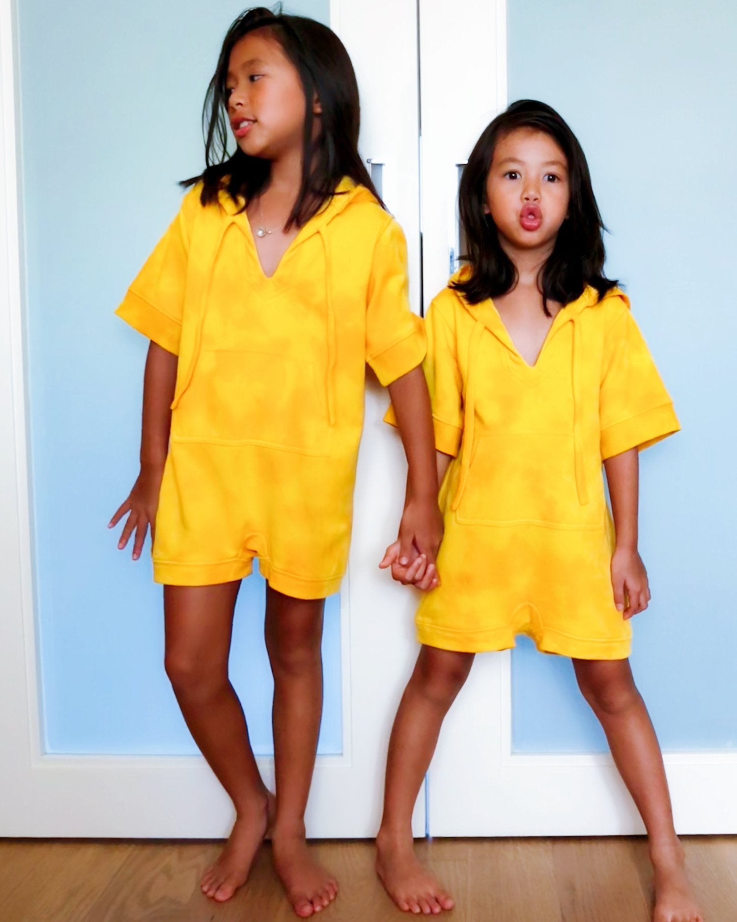 STYLEGAL mango tie-die sweat hoodie jumpsuit KIDS & MUMS