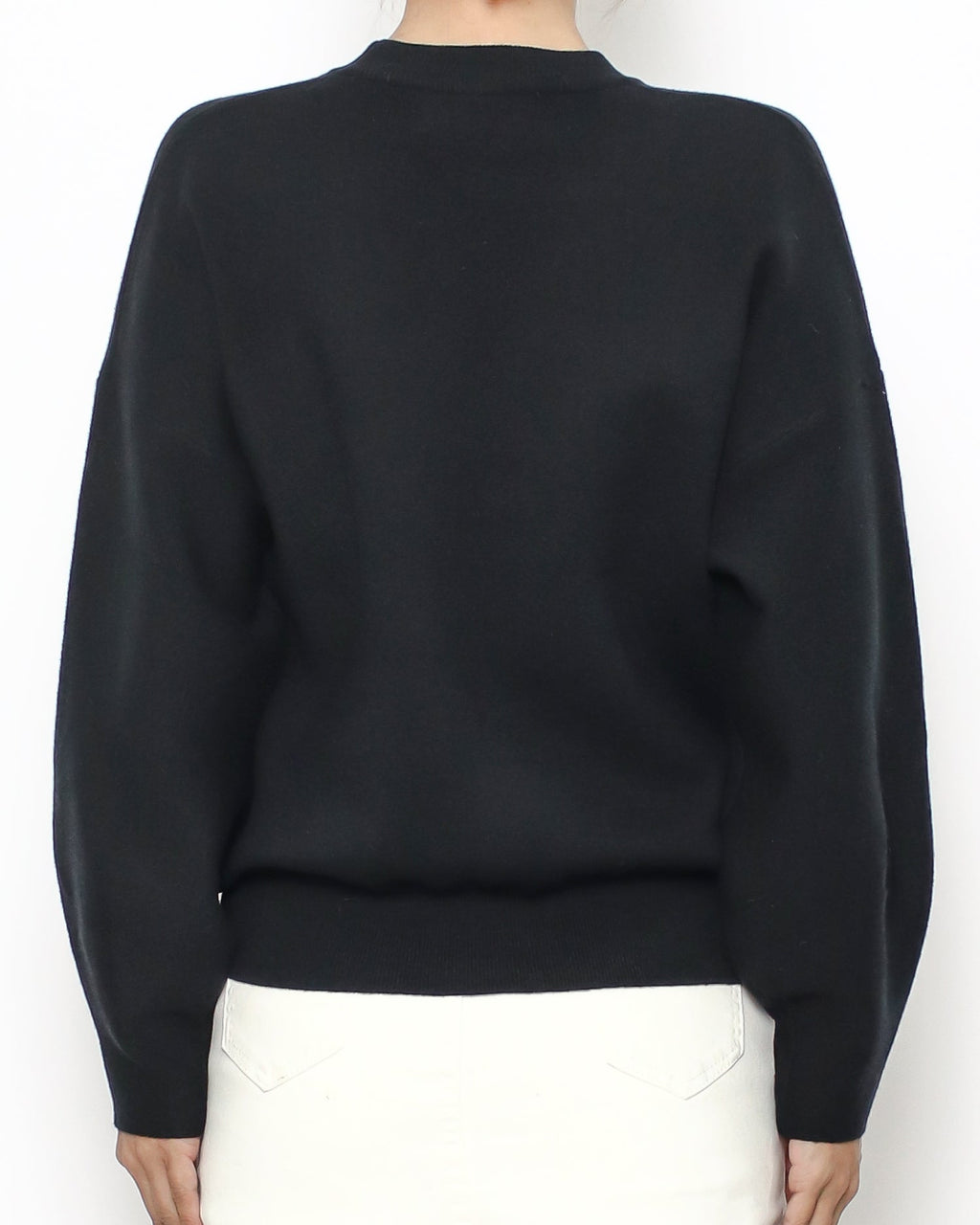 black heart printed knitted top *pre-order*