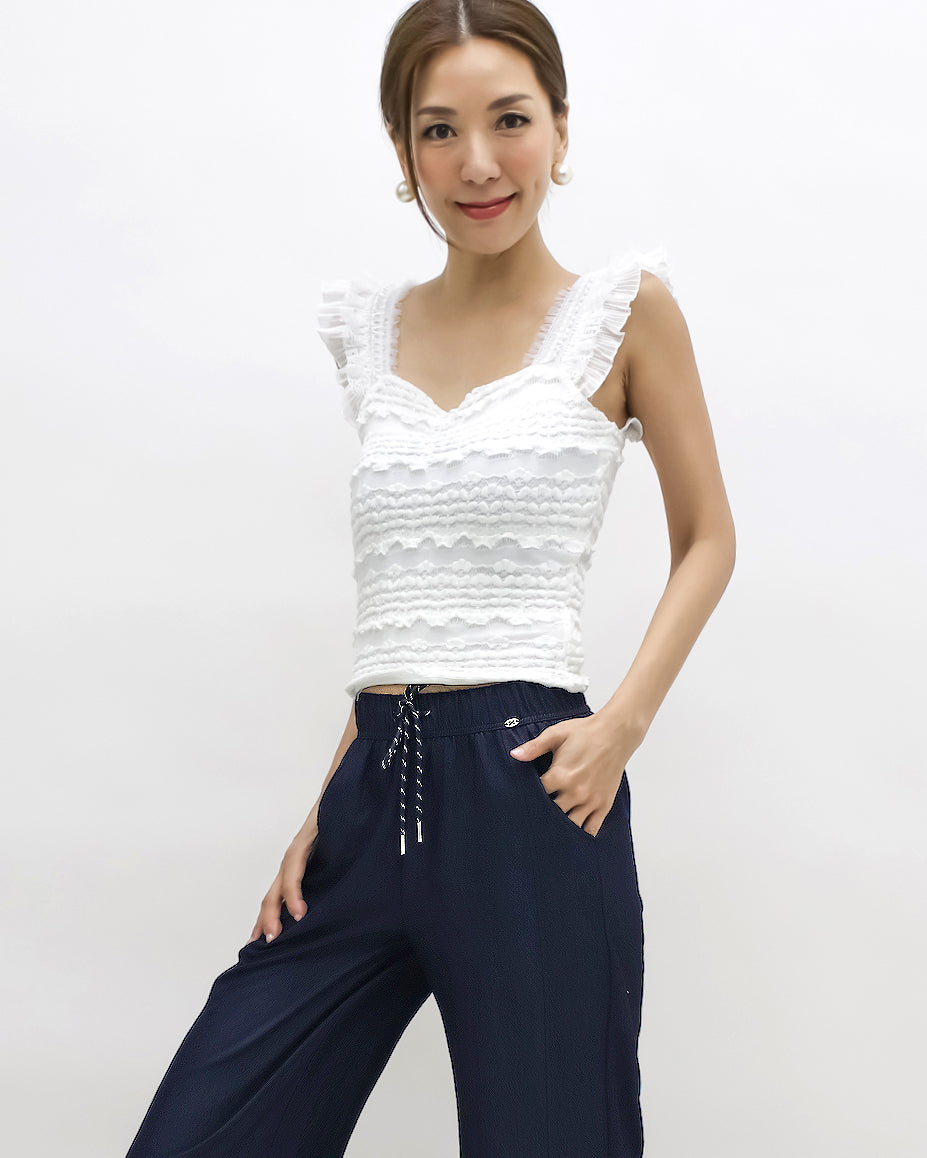 ivory lace vest *pre-order*