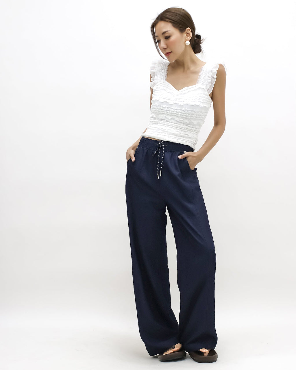 ivory lace vest *pre-order*