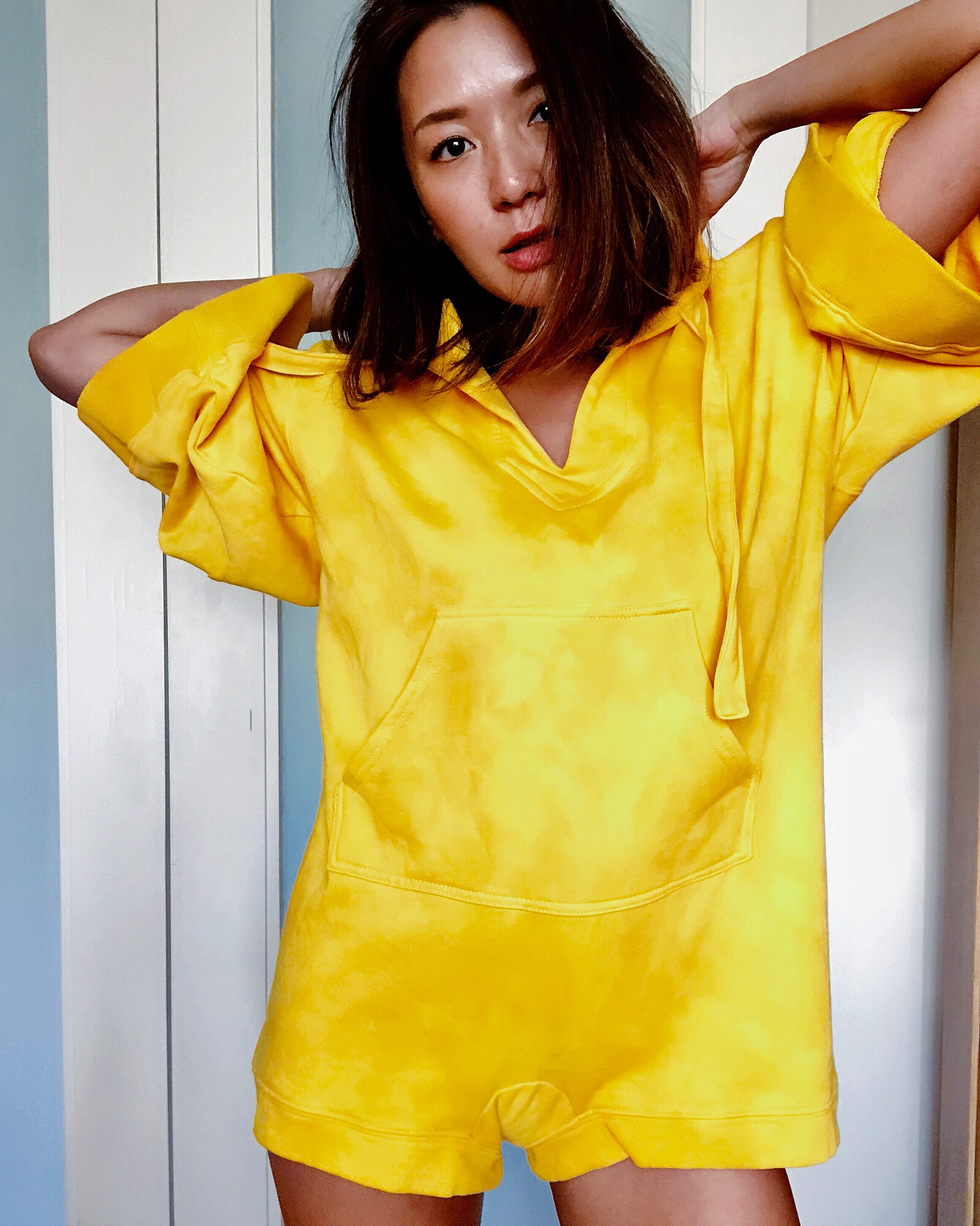 STYLEGAL mango tie-die sweat hoodie jumpsuit KIDS & MUMS