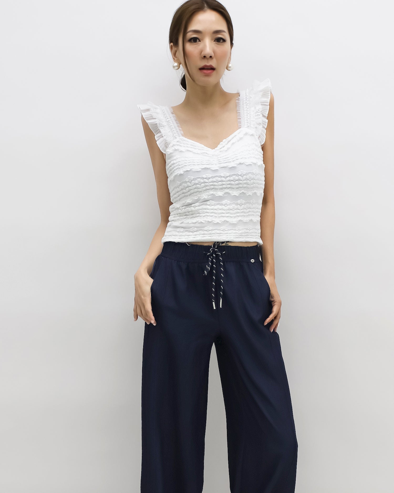 ivory lace vest *pre-order*