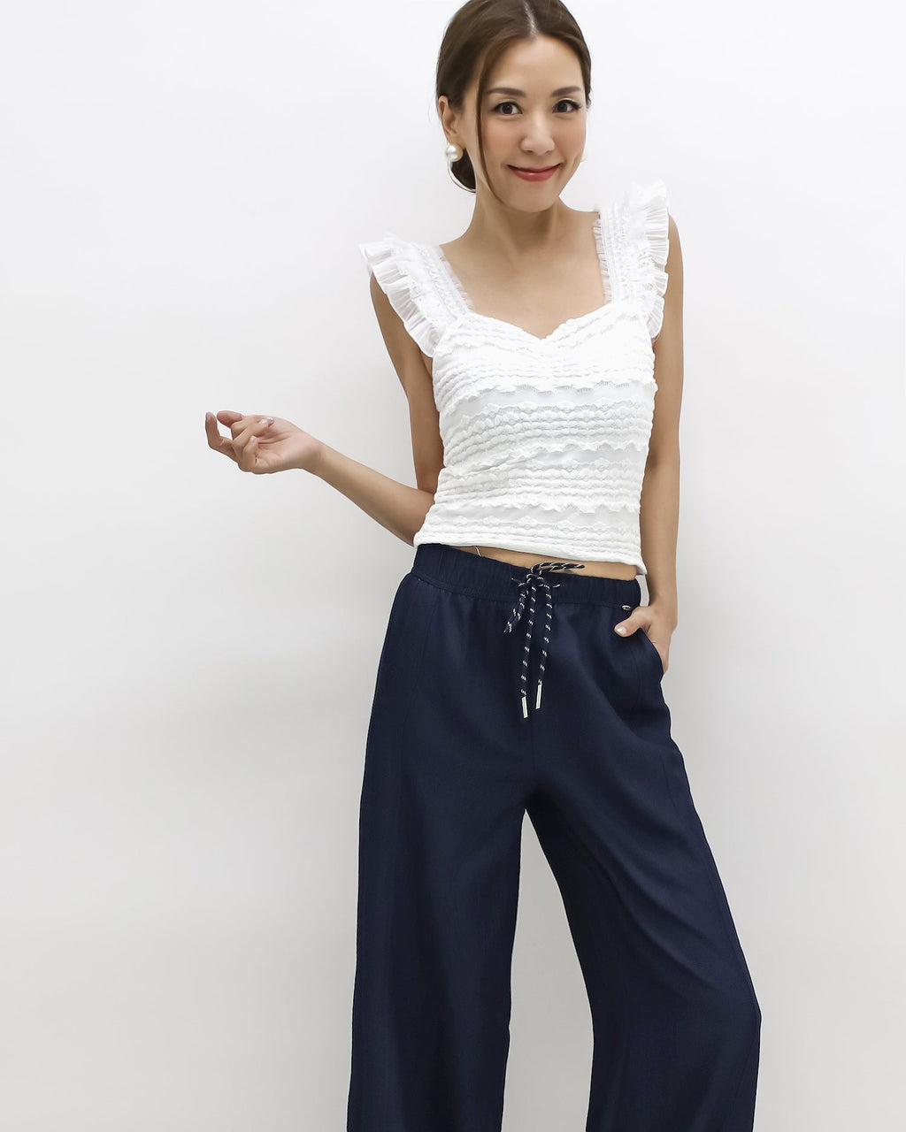 ivory lace vest *pre-order*